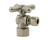 Brass Cross Handle with 1/4 Turn Ball Valve - Lead Free - Angle (1/2" Female IPS)
